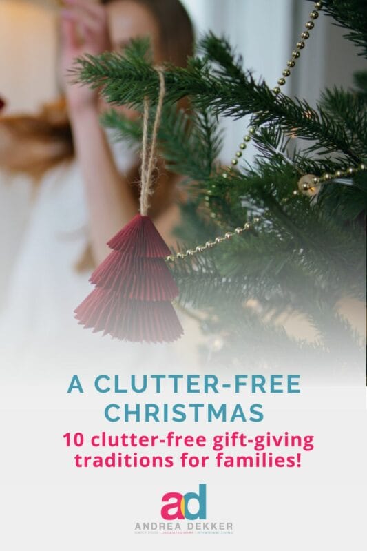 clutter free gift giving traditions