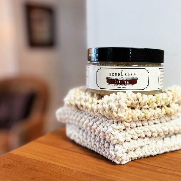 favorite dishcloth and soap