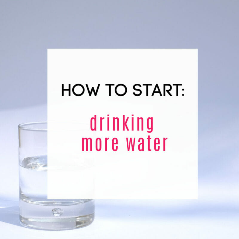 how to drink more water