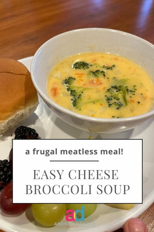 easy cheese broccoli soup