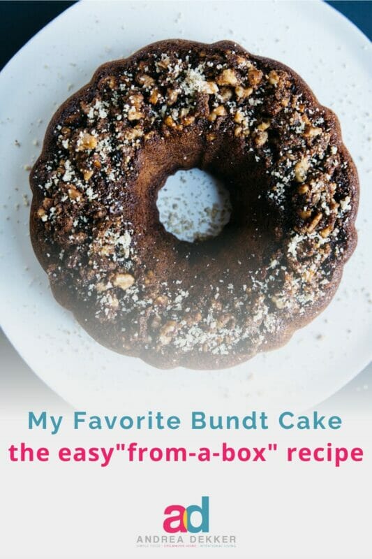 easy bundt cake recipe