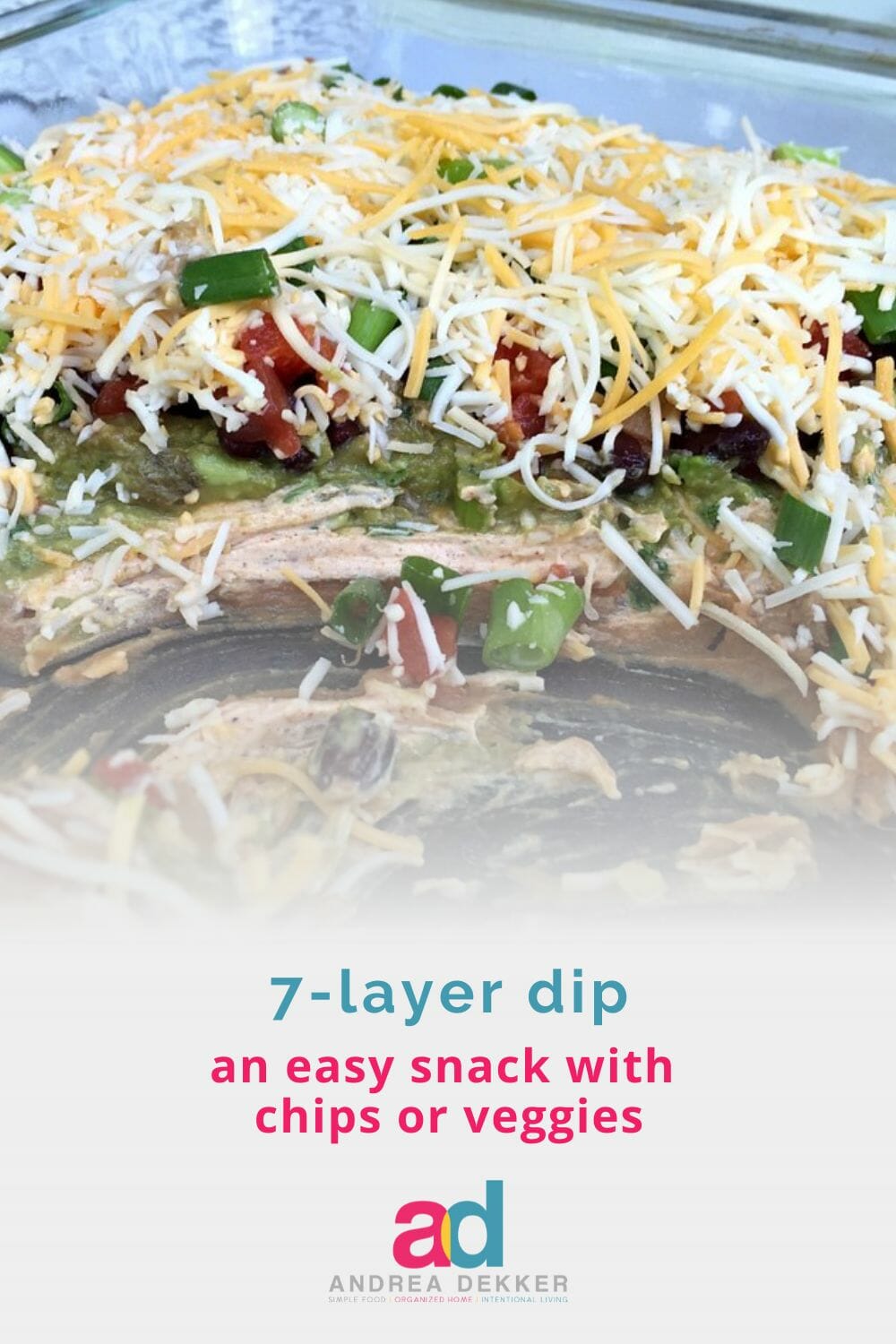 If you're looking for a ridiculously easy, make-ahead snack or side dish for an upcoming summer gathering, this layer dip should do the trick! via @andreadekker