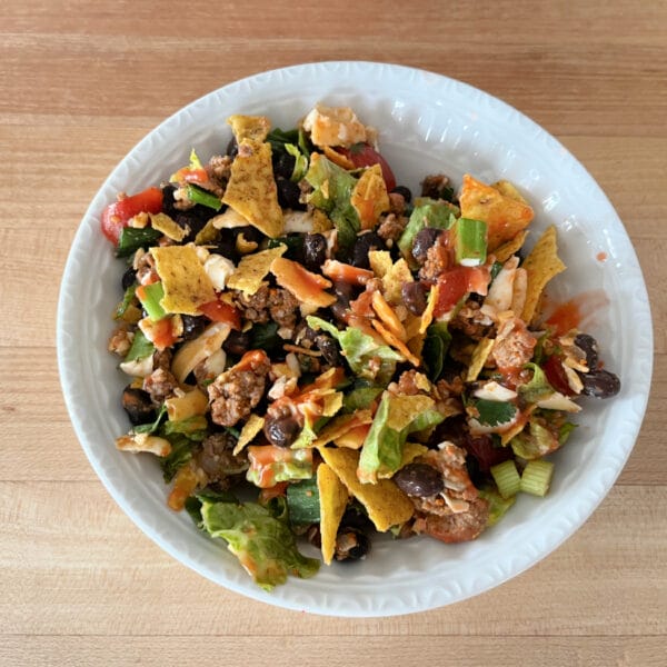 easy taco salad lunch