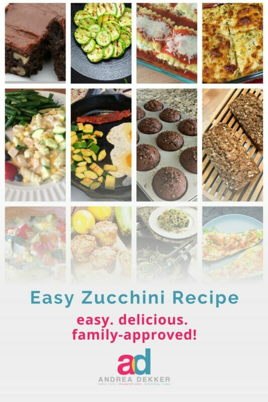 easy zucchini recipes