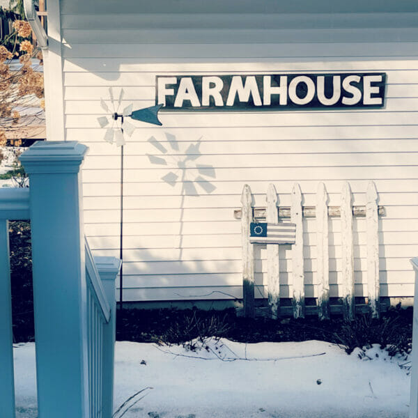 sunny farmhouse