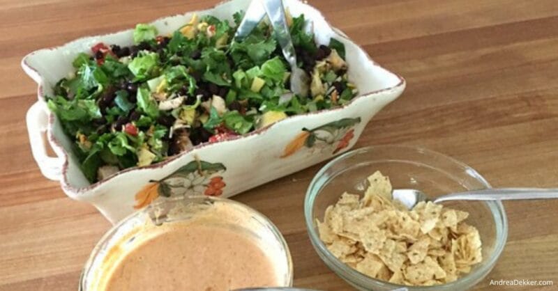 chicken fiesta salad