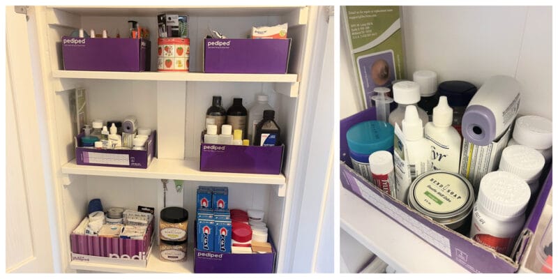 how to organize your medicine cabinet