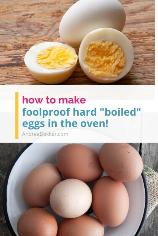 how to make hardboiled eggs in the oven