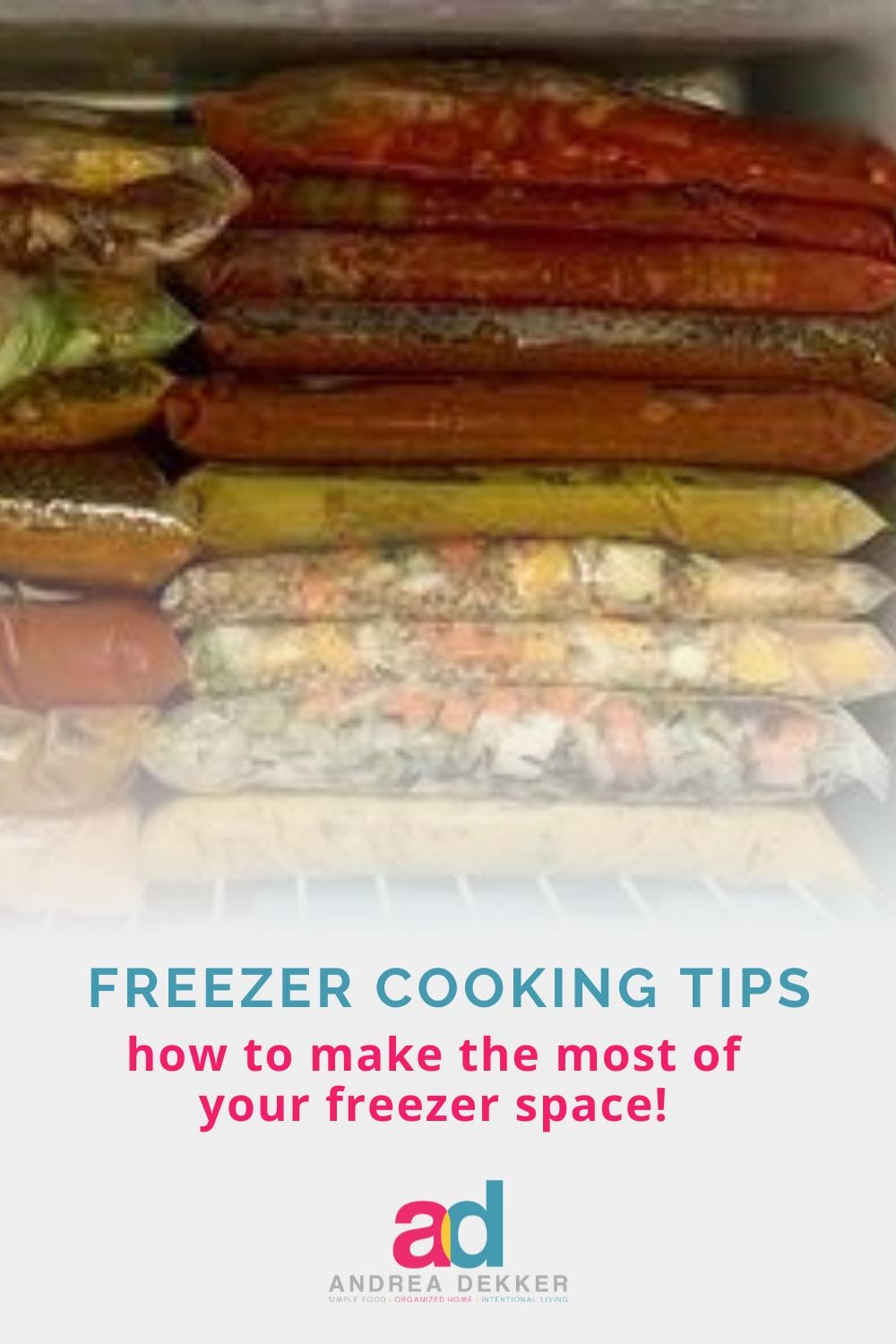 Winter is a great time to do a little extra cooking and baking to stock your freezer -- and I've got a few tips that will help you save time and space! via @andreadekker