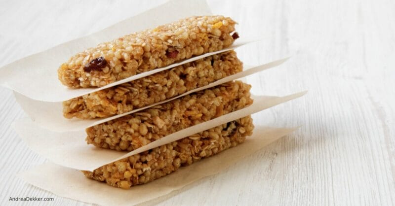 from scratch granola bars