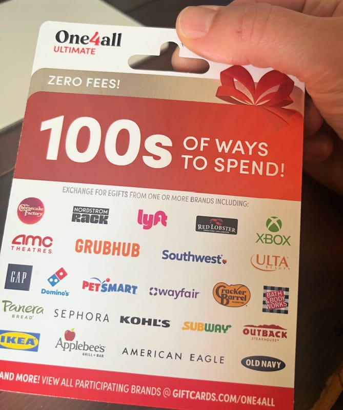 one4all gift card
