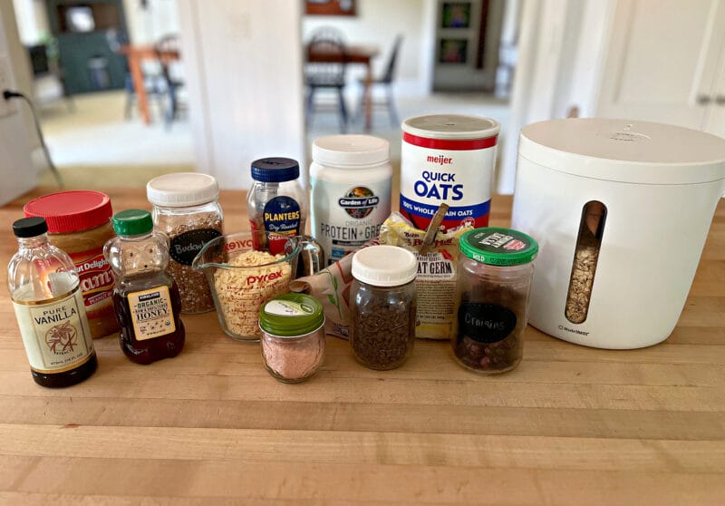 granola bar ingredients