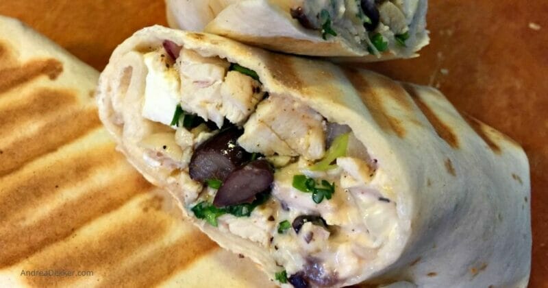 grilled chicken wraps