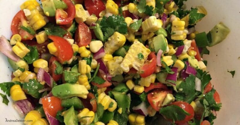 grilled corn salad