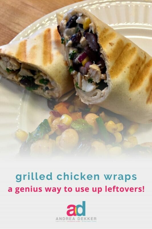 grilled chicken wraps