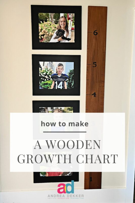 diy wooden growth chart