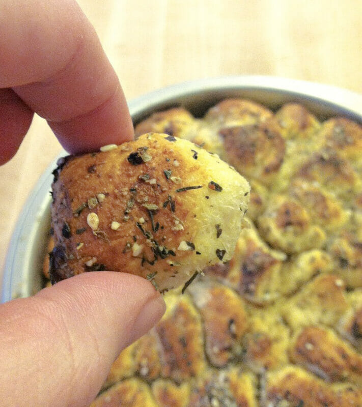 pull apart herb biscuits 
