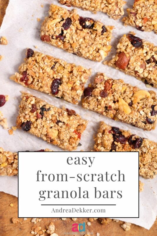 homemade granola bars