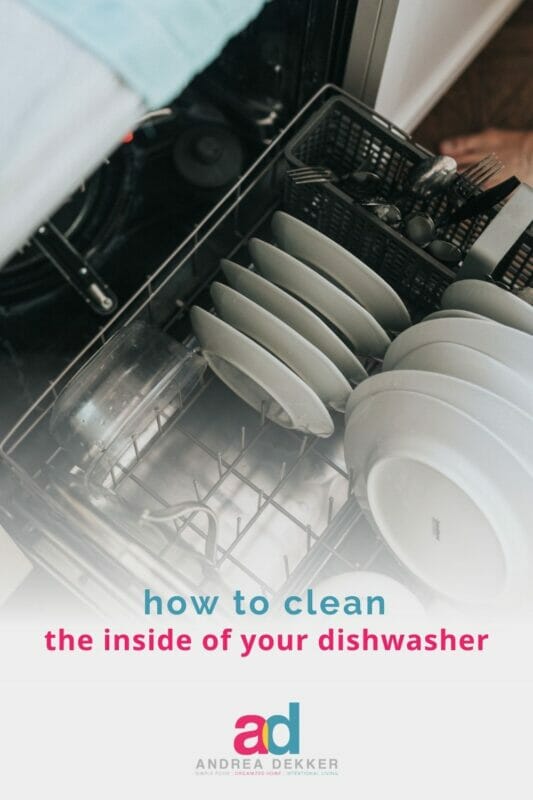 how to clean a dishwasher