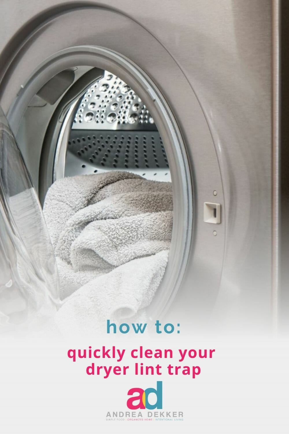 Follow these simple instructions to quickly clean excess lint, hair, dirt, and debris from your dryer vent. Not only will your machine run better and be more efficient, you'll also reduce your risk of fire due to clogged dryer vents! via @andreadekker