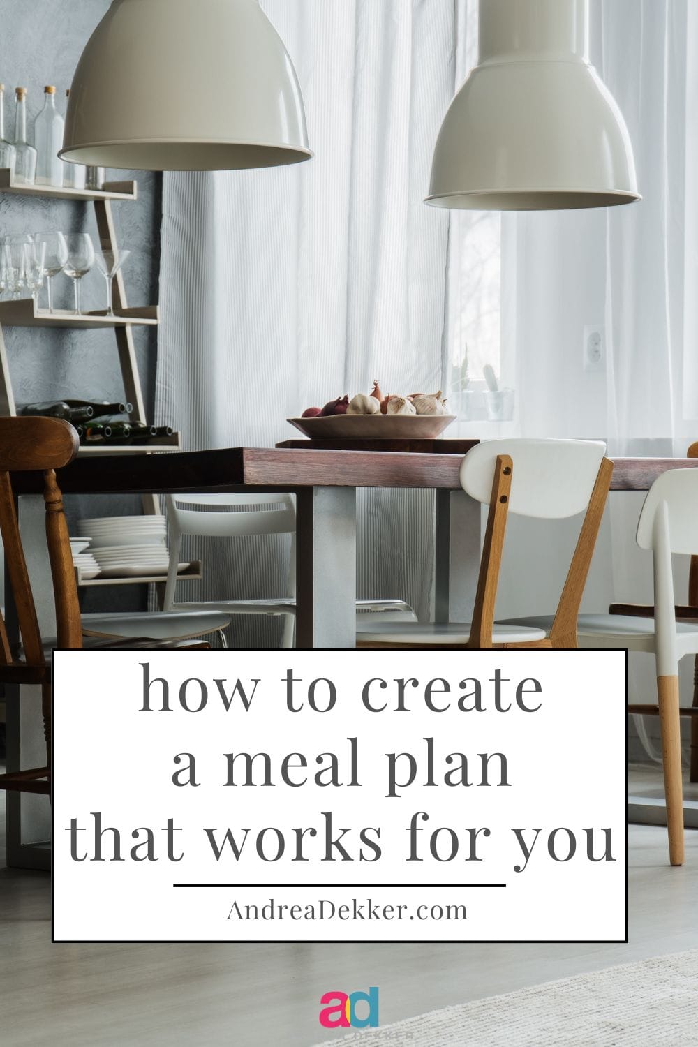 Meal planning is just another tool that can help to simplify your life or leave you with unnecessary stress and guilt. Keep reading for a more realistic meal planning approach -- one that actually works FOR you! via @andreadekker