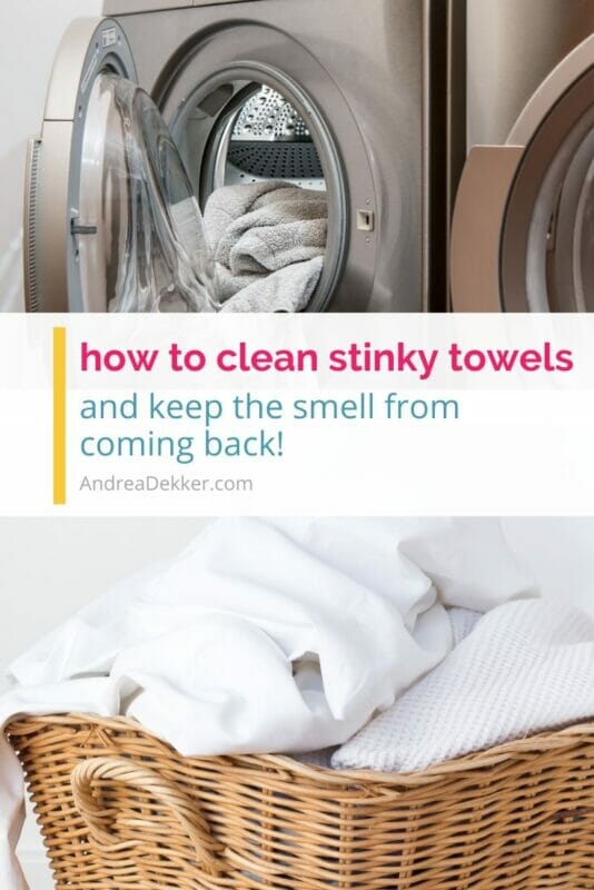 how to clean stinky towels