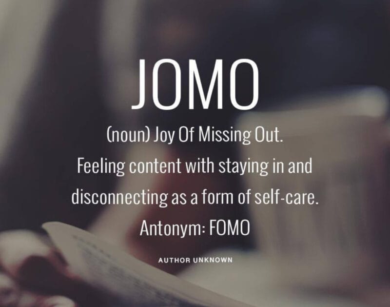 JOMO quote