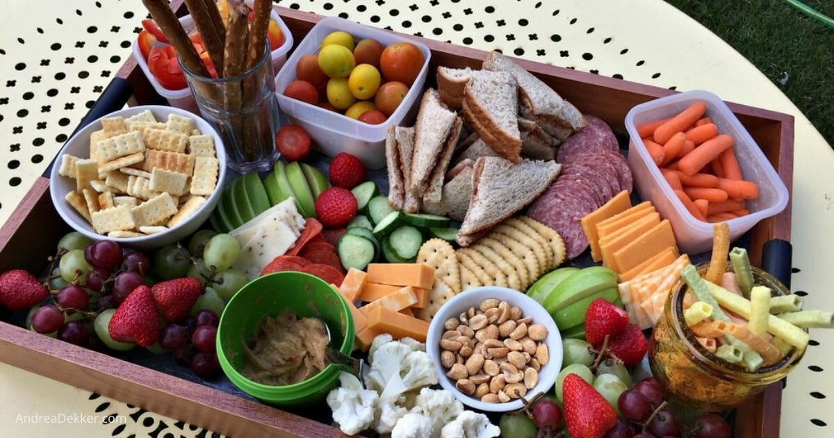 Charcuterie-inspired school lunch ideas for kids and teens
