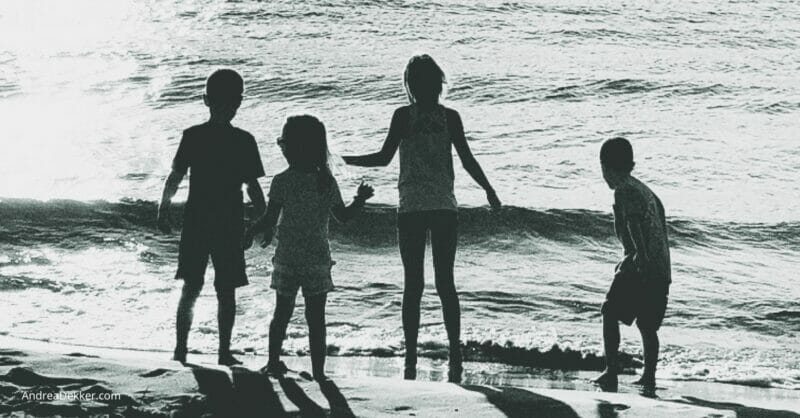 kids at the beach