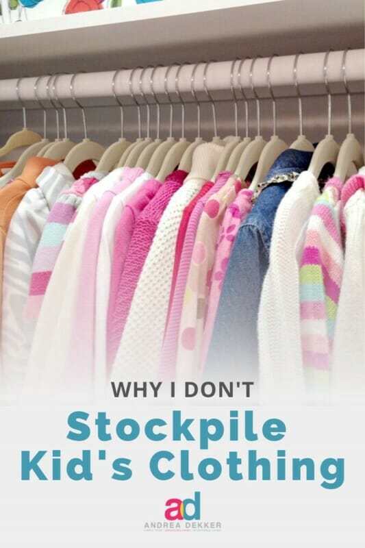 kids clothing stockpile