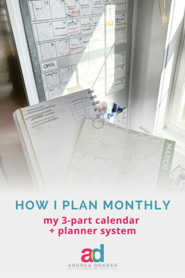 How To Plan Monthly versus Weekly