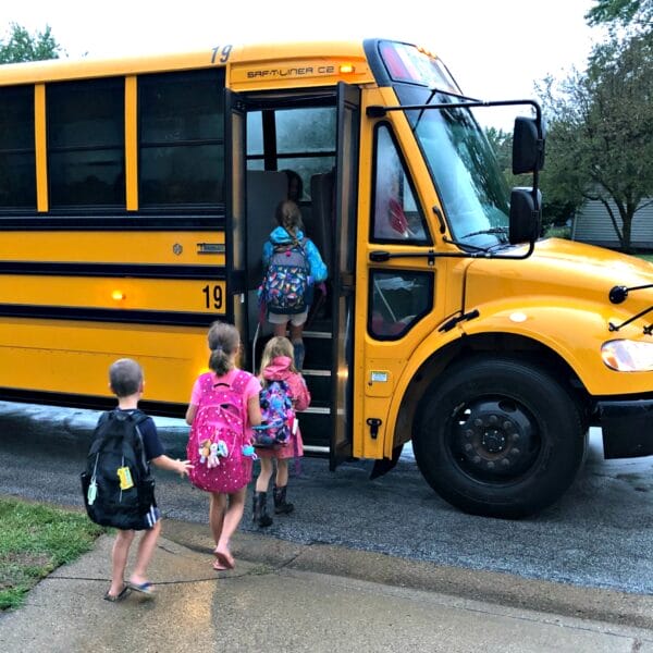 morning school bus