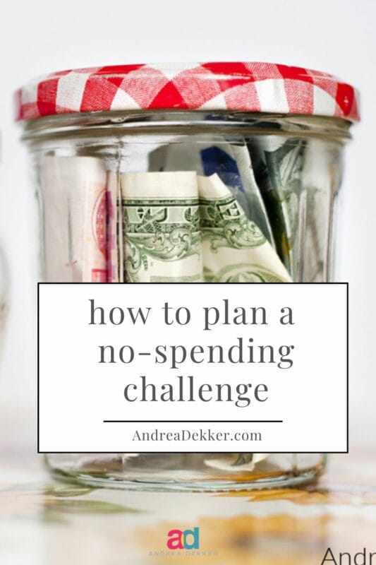 no spending challenge