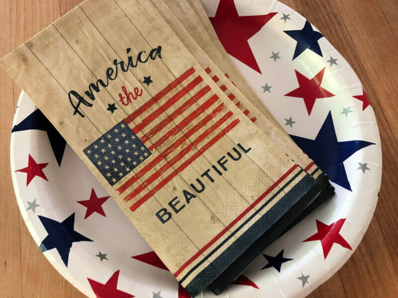 patriotic napkins