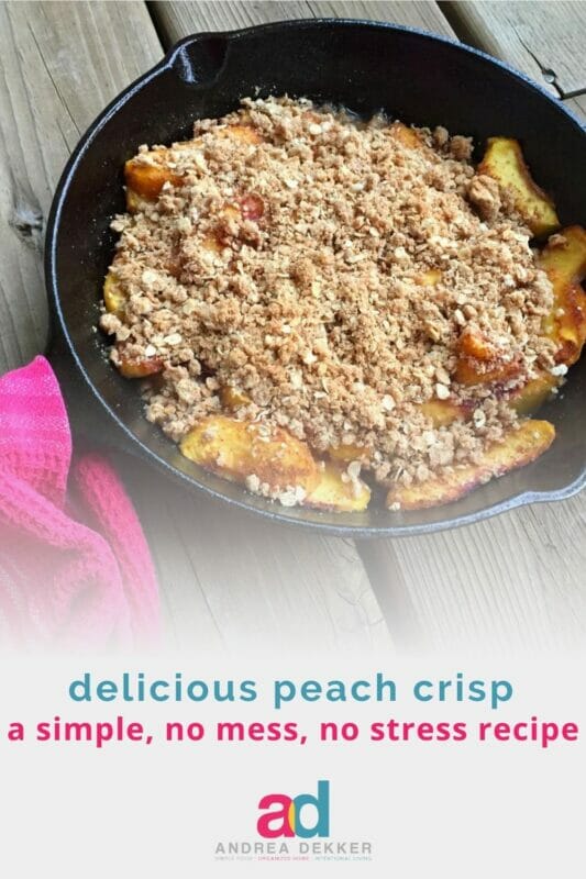 yummy peach crisp for 2