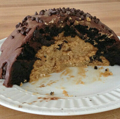 Reese's Peanut Butter Brownie Cake
