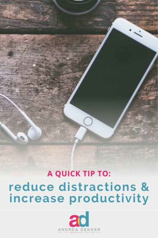increase productivity by turning notifications off