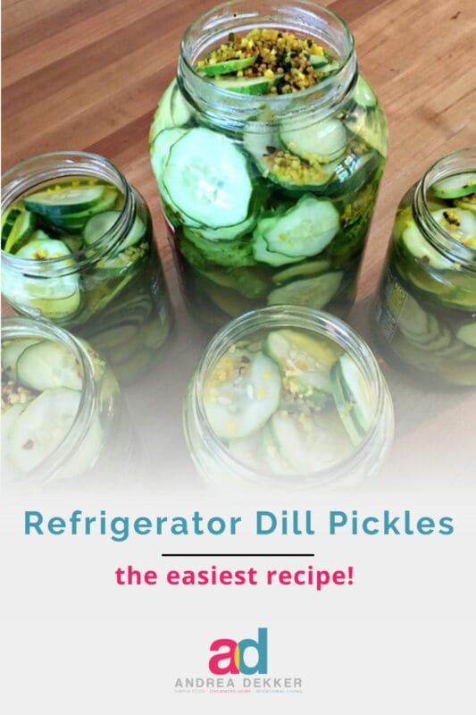 refrigerator dill pickles