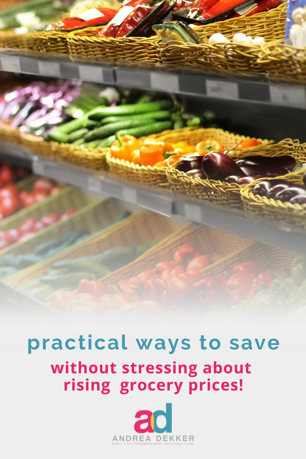This simple, yet intentional, change in your perspective might just alleviate the stress and anxiety from your weekly grocery shopping! via @andreadekker