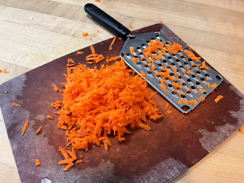 shredded carrots