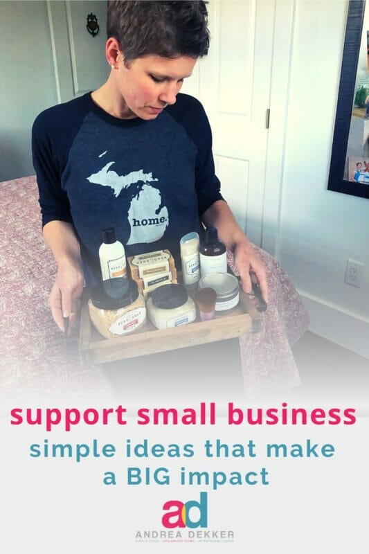 simple ideas to support small businesses