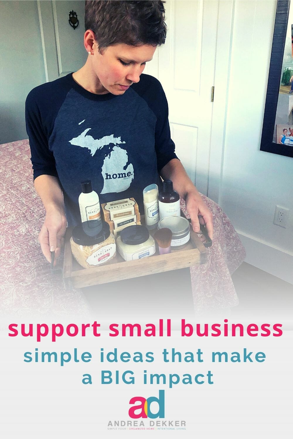 6 simple ideas to support your favorite local (and not-so-local) small businesses. You might not realize how BIG of an impact you can make! via @andreadekker