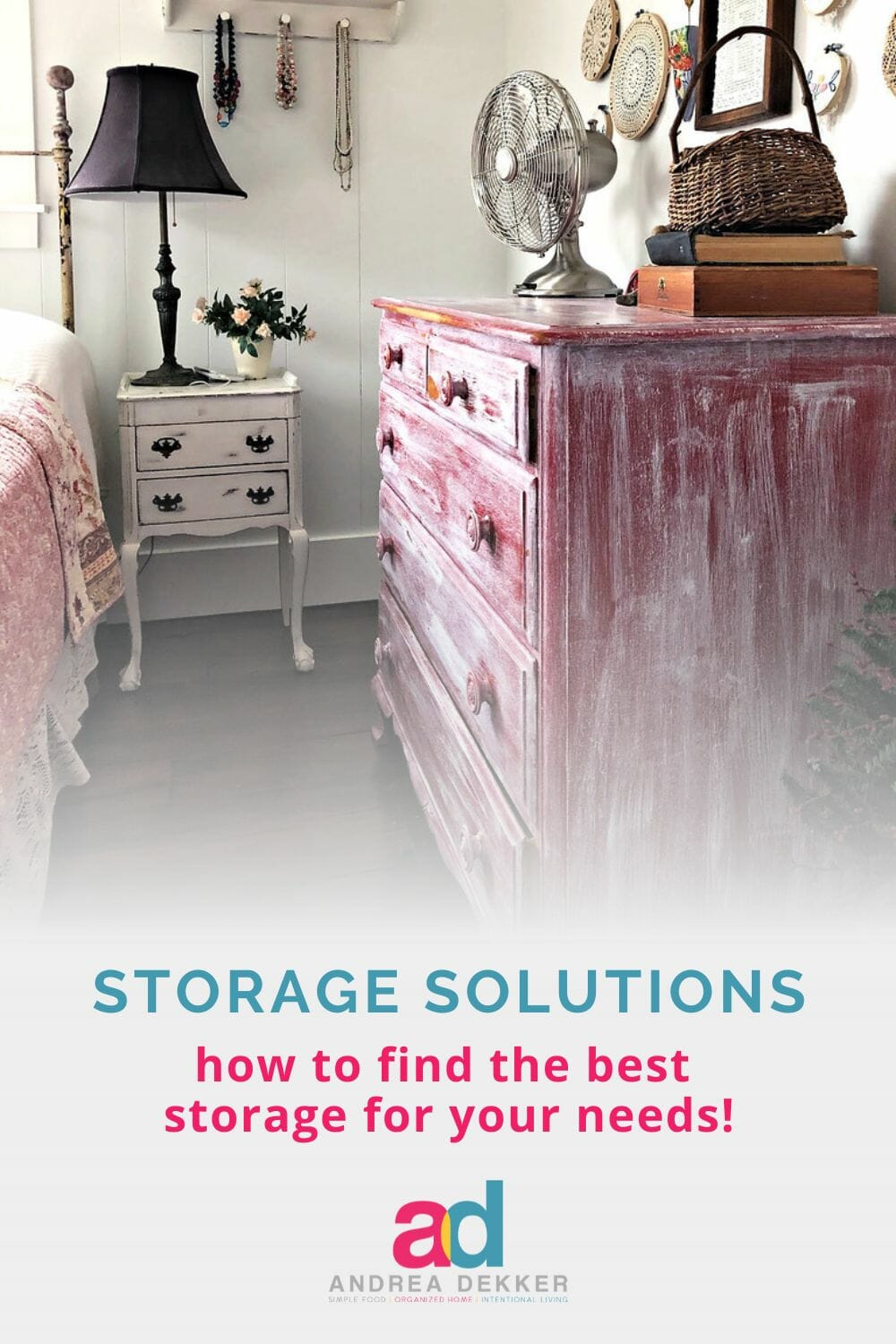 Learn to realize when your current storage isn't working, and how to find the best storage solutions for your home and life! via @andreadekker