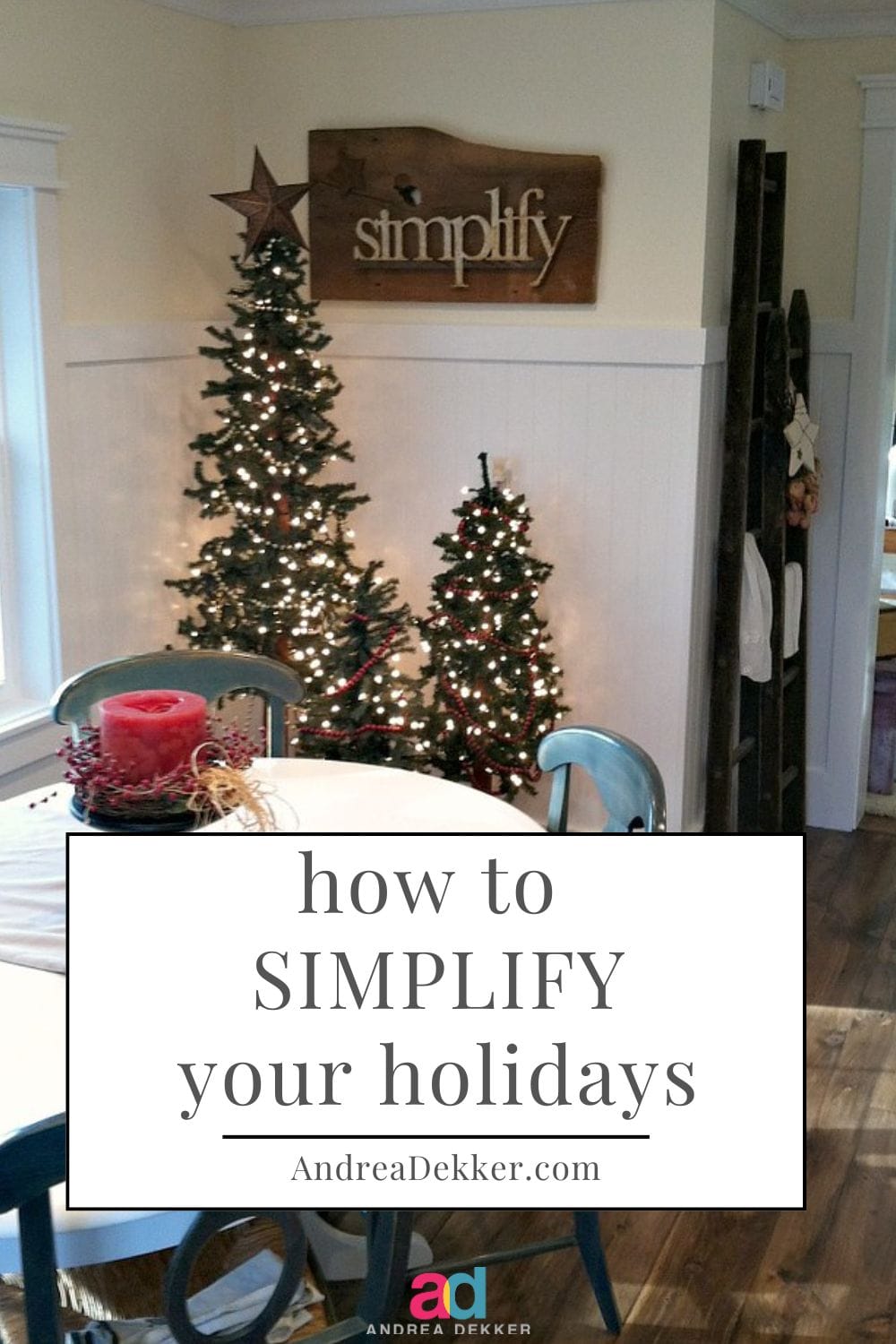 Experience a simpler, more meaningful holiday season with these 5 tips -- just in time for those who want to slow down and savor the season. via @andreadekker