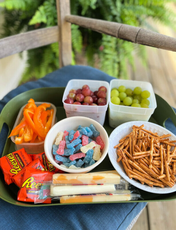 snacks by the pool