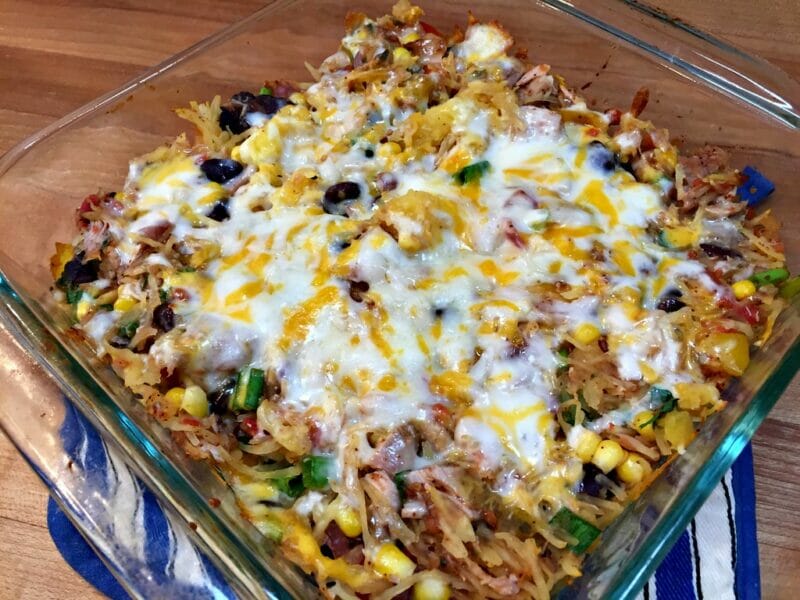 southwest spaghetti squash casserole