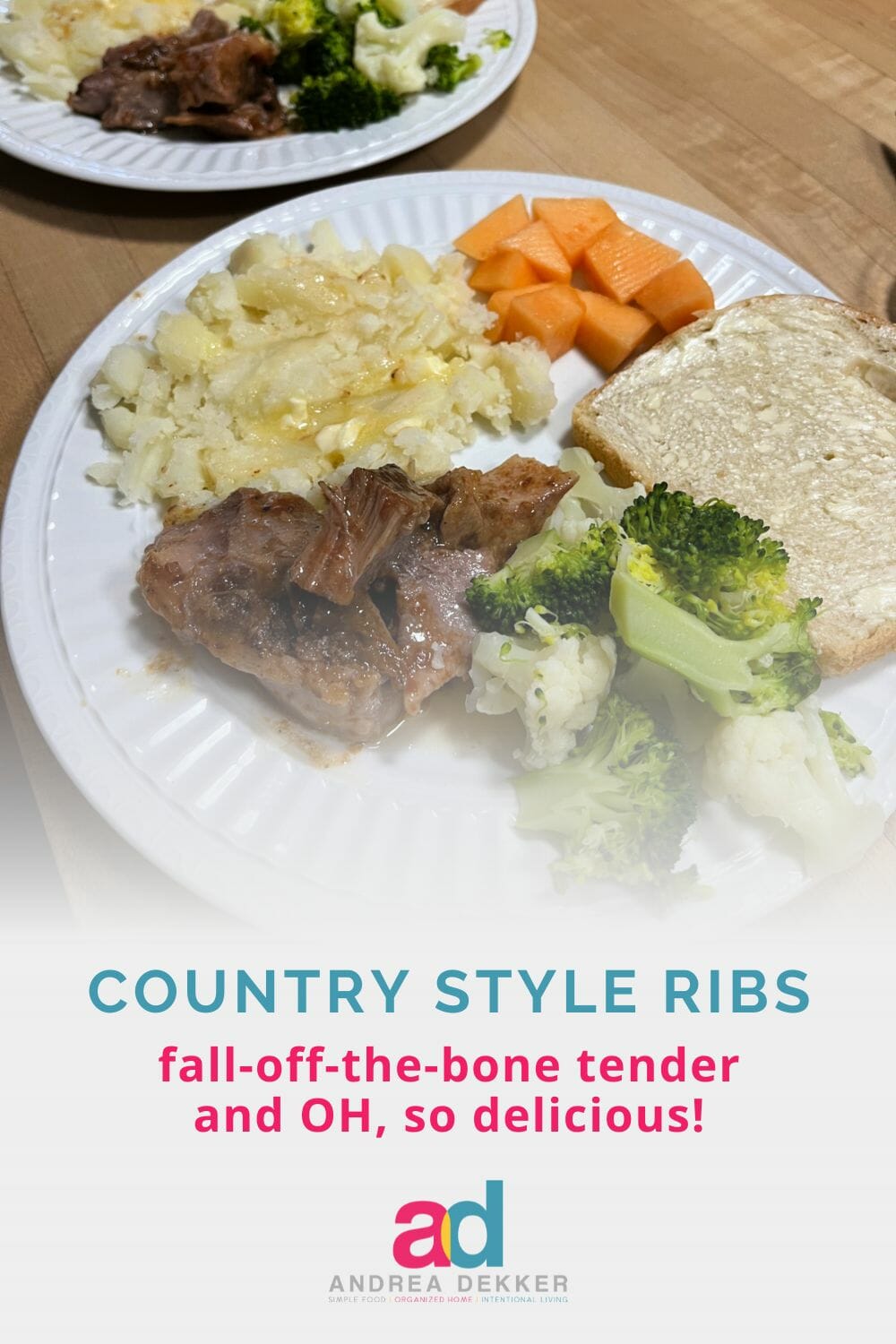 Country-style spare ribs are a fall-off-the-bone tender alternative to traditional ribs. They are cheap, easy to make, and SO good! This might just be your new favorite pork recipe. via @andreadekker