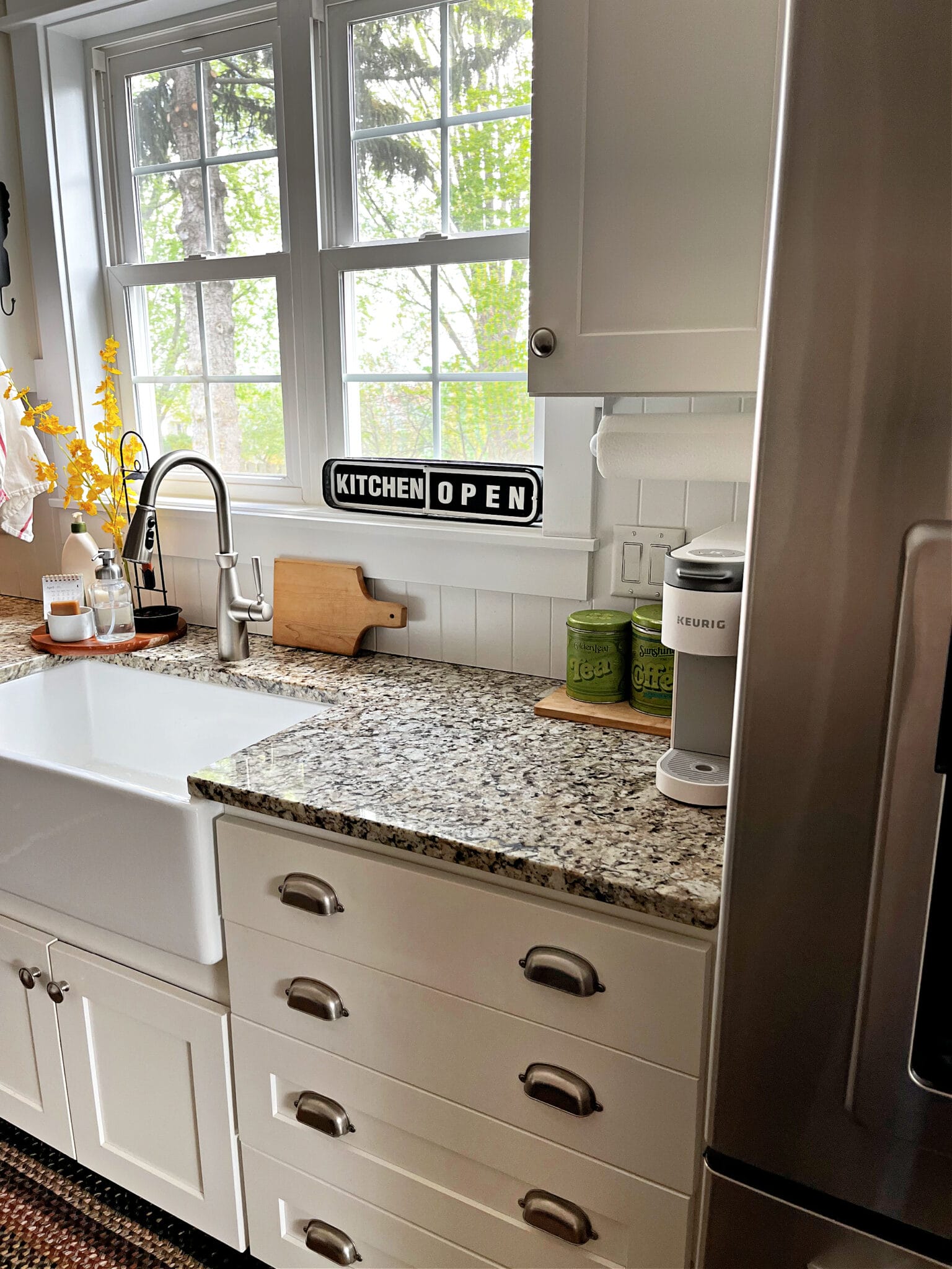 keurig coffee maker on the counter