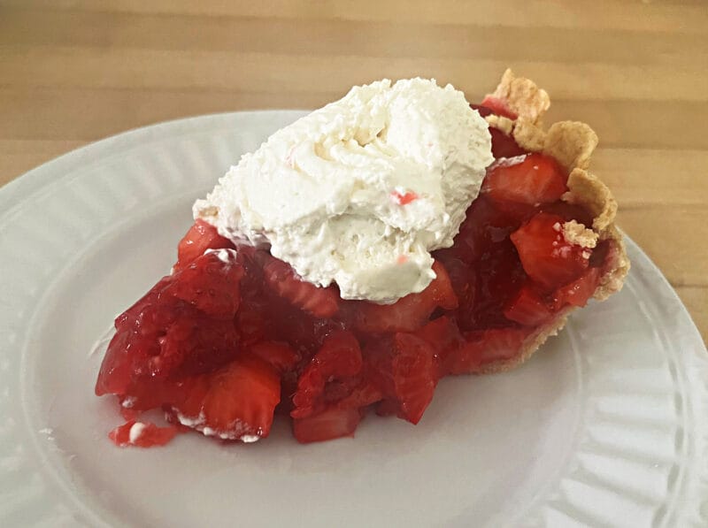 no bake strawberry pie