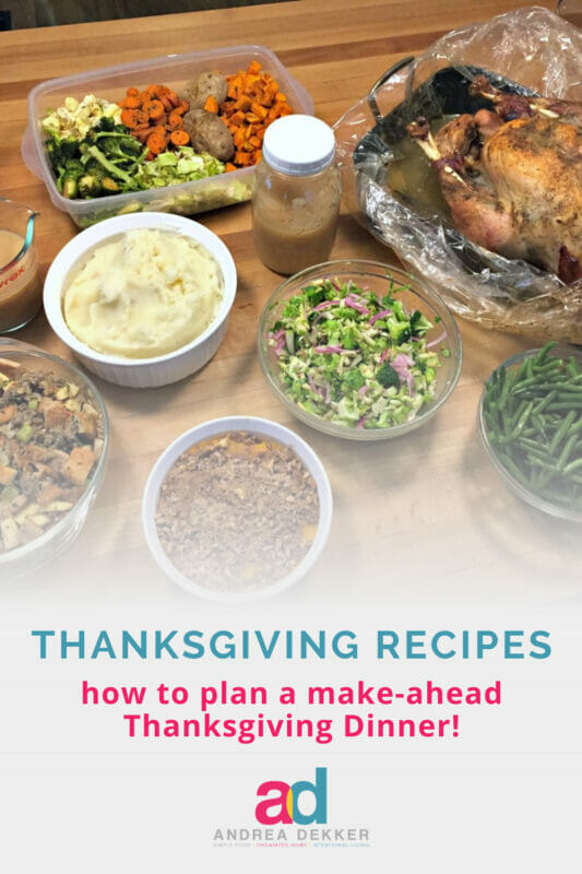 make ahead thanksgiving